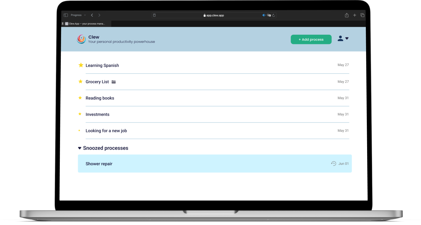 Clew app